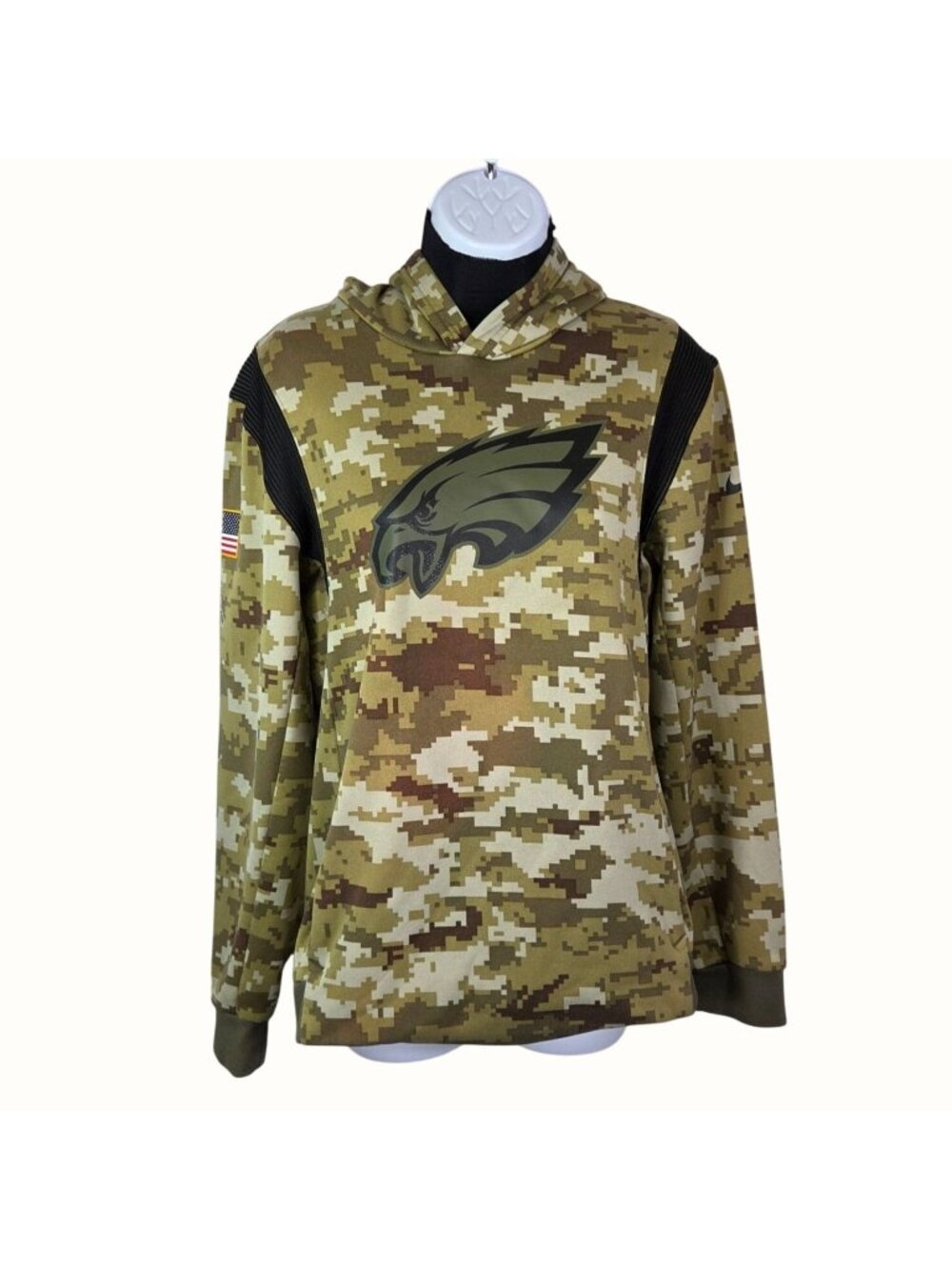 NFL Philadelphia Eagles Camo Hoodie XL Dri-Fit Onfield Apparel Digital Camo Mens